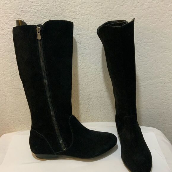 Gianni Bini black suede boots size 10 - Picture 2 of 12